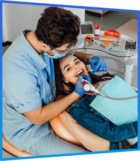 Dentist explaining treatment plan