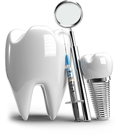 Dental team collaborating